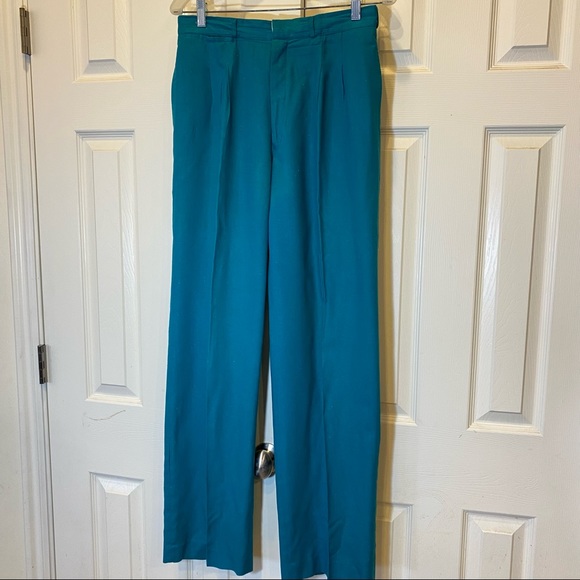 Vintage1970s 100% Raw Silk 3-pc Blazer/skirt/slacks Jacket Hong Kong, 12 TALL - Picture 9 of 15